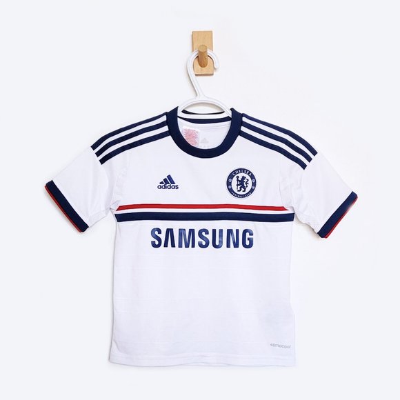 Adidas Chelsea Football Club Youth White Soccer Jersey - Size XS - Picture 1 of 9